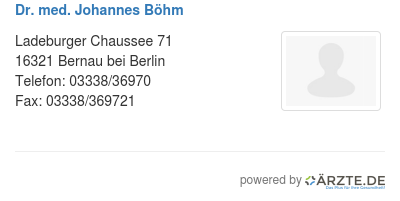 Dr med johannes boehm 332740