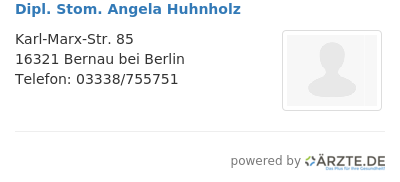 Dipl stom angela huhnholz