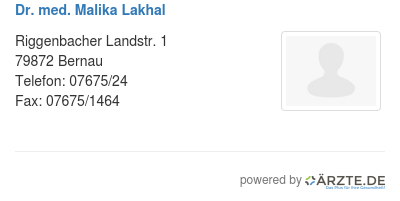 Dr med malika lakhal