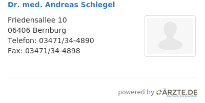 Dr med andreas schlegel 253387
