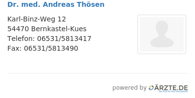 Dr med andreas thoesen