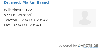 Dr med martin braach 669072