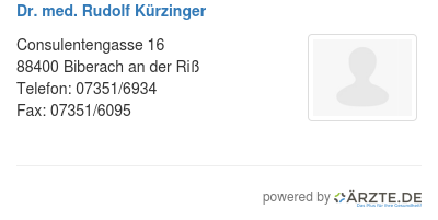 Dr med rudolf kuerzinger