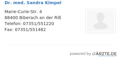 Dr med sandra kimpel