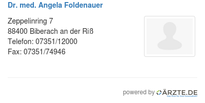 Dr med angela foldenauer