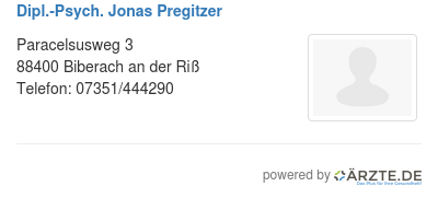 Dipl psych jonas pregitzer