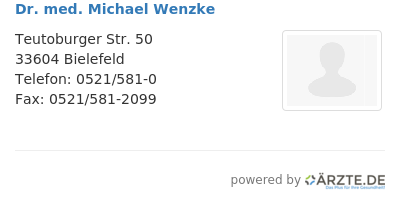 Dr med michael wenzke