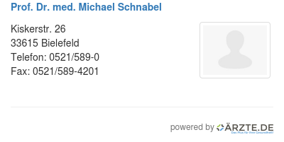 Prof dr med michael schnabel