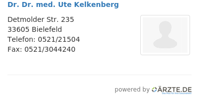 Dr dr med ute kelkenberg