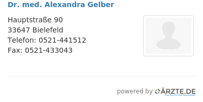 Dr med alexandra gelber