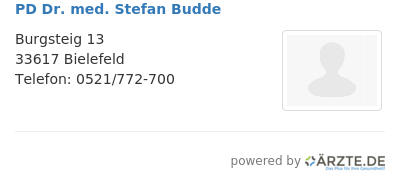 Pd dr med stefan budde 601993