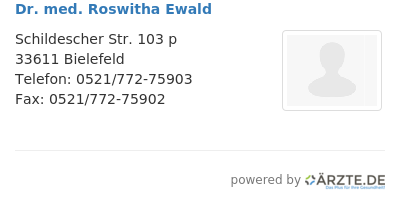 Dr med roswitha ewald