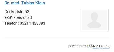 Dr med tobias klein 521005