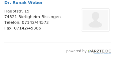 Dr ronak weber