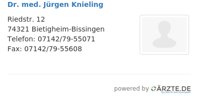 Dr med juergen knieling