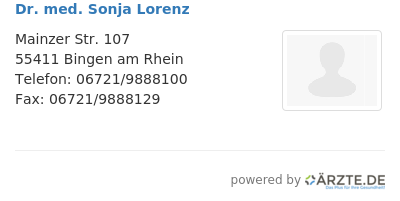 Dr med sonja lorenz 558581