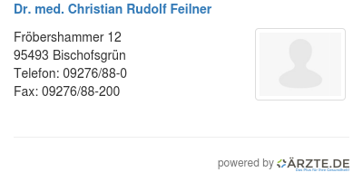 Dr med christian rudolf feilner