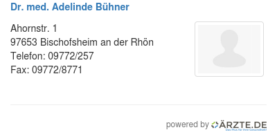 Dr med adelinde buehner