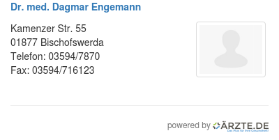 Dr med dagmar engemann