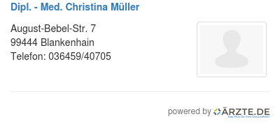 Dipl med christina mueller