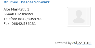 Dr med pascal schwarz 650912