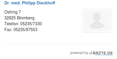 Dr med philipp dieckhoff
