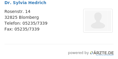 Dr sylvia hedrich