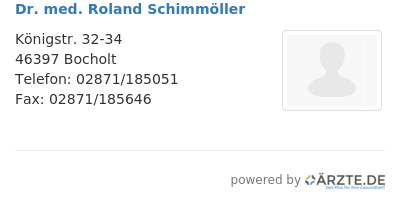 Dr med roland schimmoeller