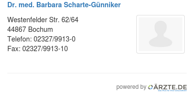 Dr med barbara scharte guenniker