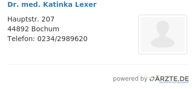 Dr med katinka lexer
