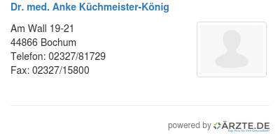 Dr med anke kuechmeister koenig