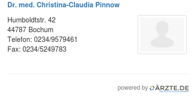 Dr med christina claudia pinnow