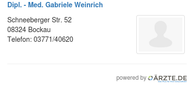 Dipl med gabriele weinrich