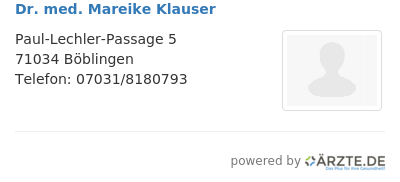 Dr med mareike klauser 599406