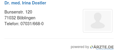 Dr med irina dostler 290115