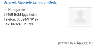 Dr med gabriele lammich seitz