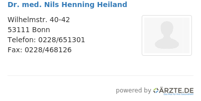 Dr med nils henning heiland