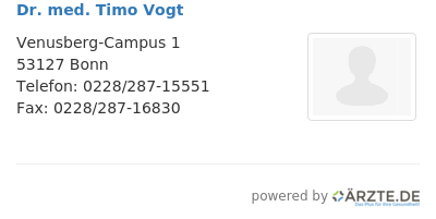 Dr med timo vogt