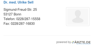 Dr med ulrike sell 579142