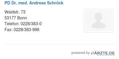 Pd dr med andreas schroeck