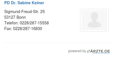 Pd dr sabine keiner