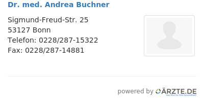 Dr med andrea buchner