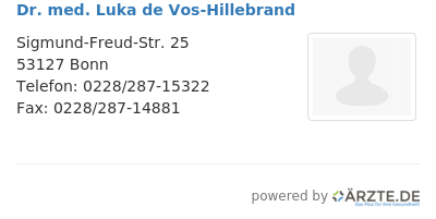 Dr med luka de vos hillebrand