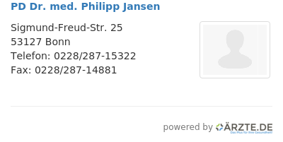 Pd dr med philipp jansen