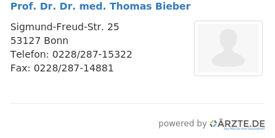 Prof dr dr med thomas bieber