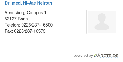 Dr med hi jae heiroth