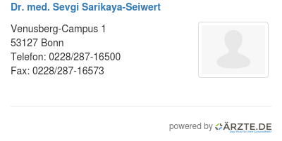 Dr med sevgi sarikaya seiwert