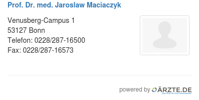 Prof dr med jaroslaw maciaczyk