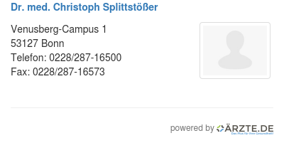 Dr med christoph splittstoesser