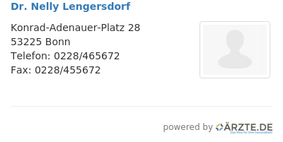 Dr nelly lengersdorf
